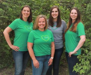 From left to right - Meley King, Shauna Huntington, Elyse Bender, Mandy Prather